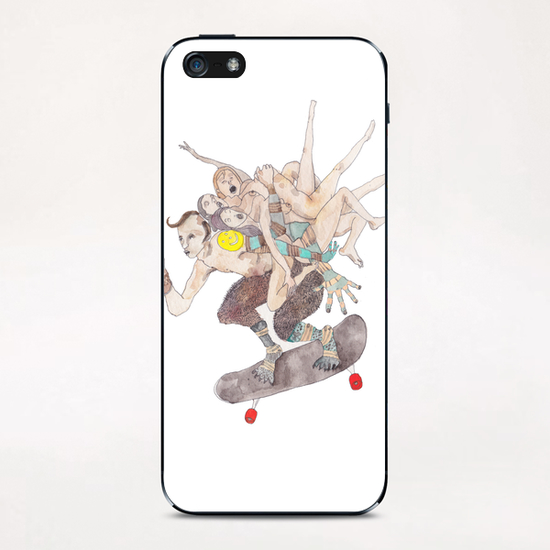 Satiro Skater iPhone & iPod Skin by electrobudista