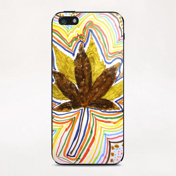Feuille d'automne iPhone & iPod Skin by Ivailo K