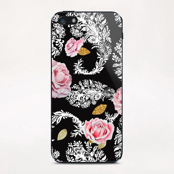 Flowering roses in the paisley iPhone & iPod Skin by mmartabc