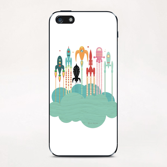 Grand départ (graphic version) iPhone & iPod Skin by Exit Man