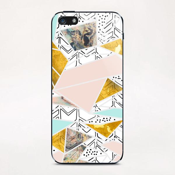Geometric and textures iPhone & iPod Skin by mmartabc