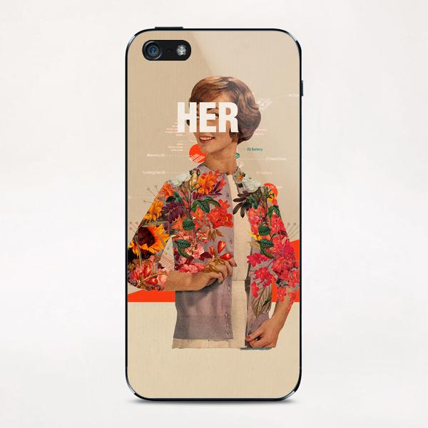 Her iPhone & iPod Skin by Frank Moth