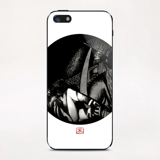 Lina 4 iPhone & iPod Skin by Denis Chobelet