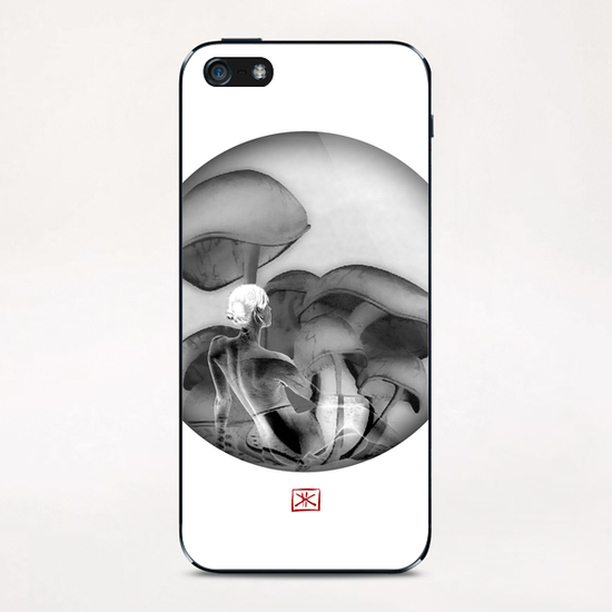 Lina 2 iPhone & iPod Skin by Denis Chobelet
