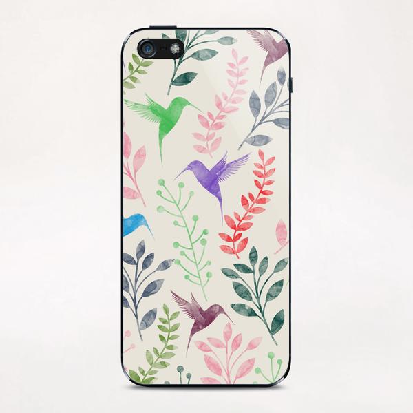 Floral and Birds iPhone & iPod Skin by Amir Faysal