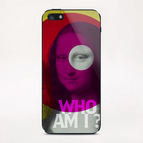 Who am I? iPhone & iPod Skin by Vic Storia
