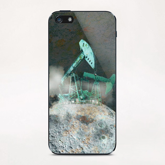 Moon Exploitation iPhone & iPod Skin by tzigone