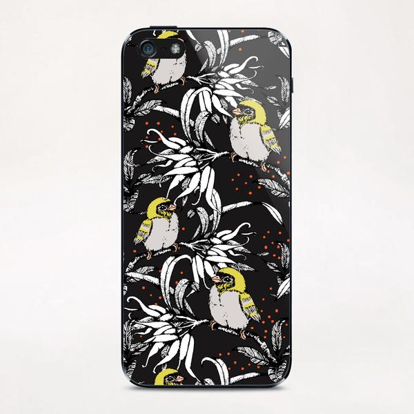 Night garden of exotic birds iPhone & iPod Skin by mmartabc