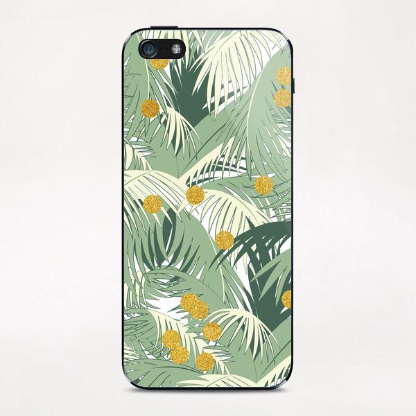 Palm and Gold iPhone & iPod Skin by Uma Gokhale