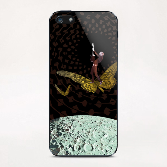 Rock the Moon iPhone & iPod Skin by tzigone