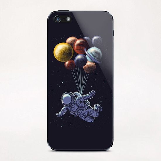 Space travel iPhone & iPod Skin by carbine