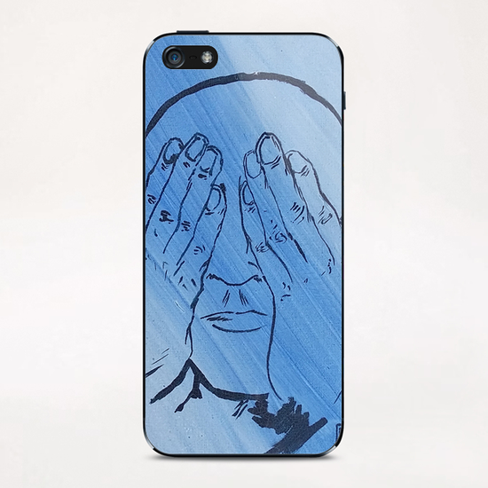 Ce monde n'est pas le mien... iPhone & iPod Skin by frayartgrafik