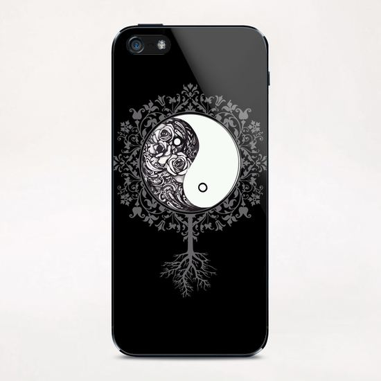 Yin floral yang iPhone & iPod Skin by daniac
