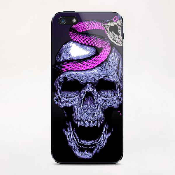 Skull and Snake iPhone & iPod Skin by Jordygraph