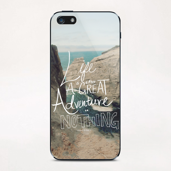 Great Adventure iPhone & iPod Skin by Leah Flores
