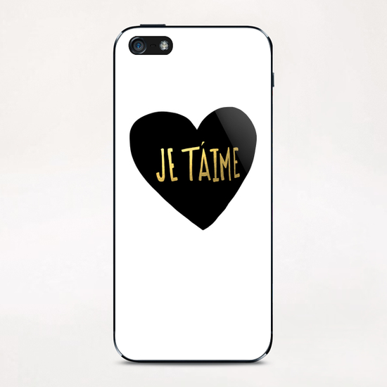 Je T'aime iPhone & iPod Skin by Leah Flores