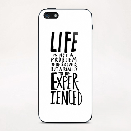 Life iPhone & iPod Skin by Leah Flores