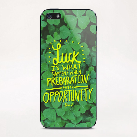Luck Seneca iPhone & iPod Skin by Leah Flores