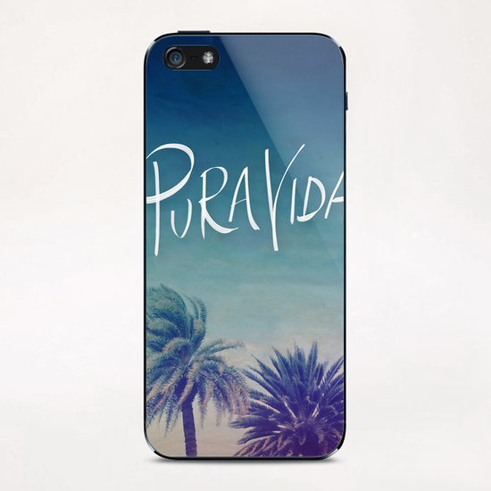 Pura Vida iPhone & iPod Skin by Leah Flores