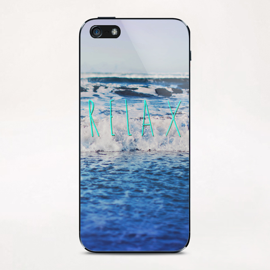 Relax iPhone & iPod Skin by Leah Flores