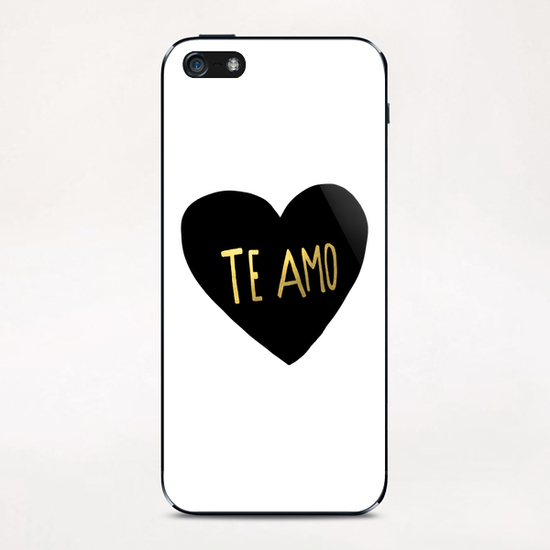 Te Amo iPhone & iPod Skin by Leah Flores