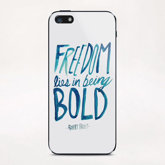 Freedom Bold iPhone & iPod Skin by Leah Flores