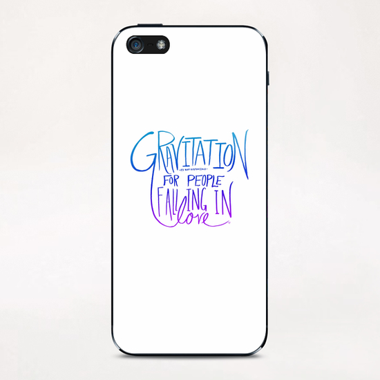 Gravitation iPhone & iPod Skin by Leah Flores