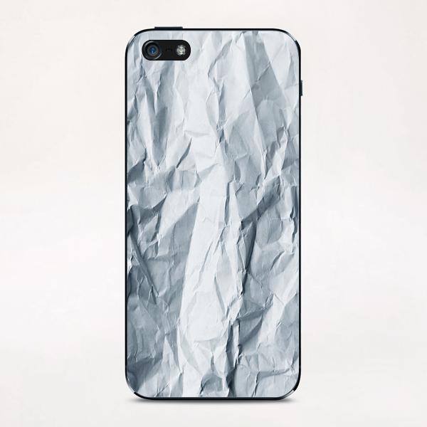 Wrinkled paper iPhone & iPod Skin by Alexandre Ibáñez