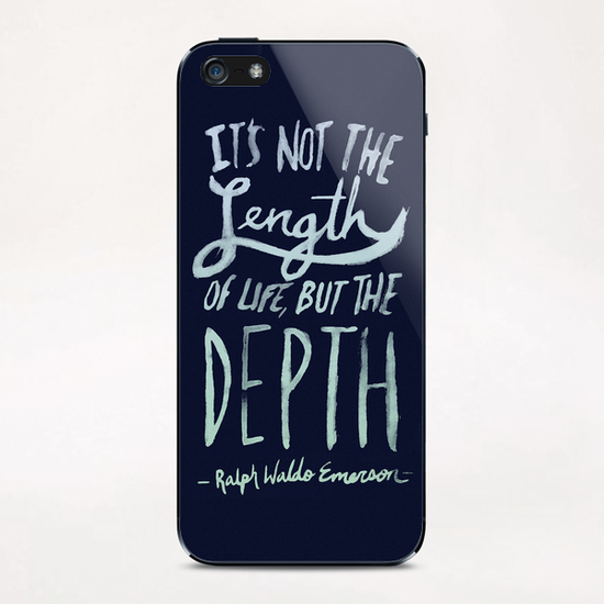 Depth iPhone & iPod Skin by Leah Flores