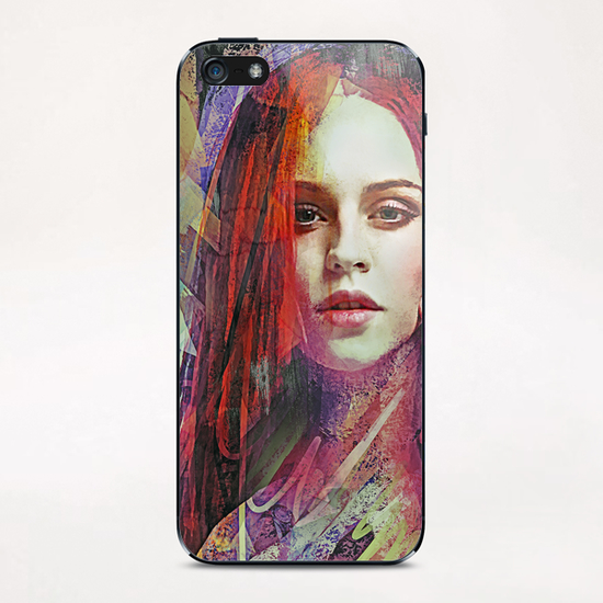 Abstract  Portrait - Ashes iPhone & iPod Skin by Galen Valle