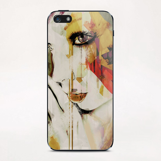 Abstract Portrait - Pages iPhone & iPod Skin by Galen Valle