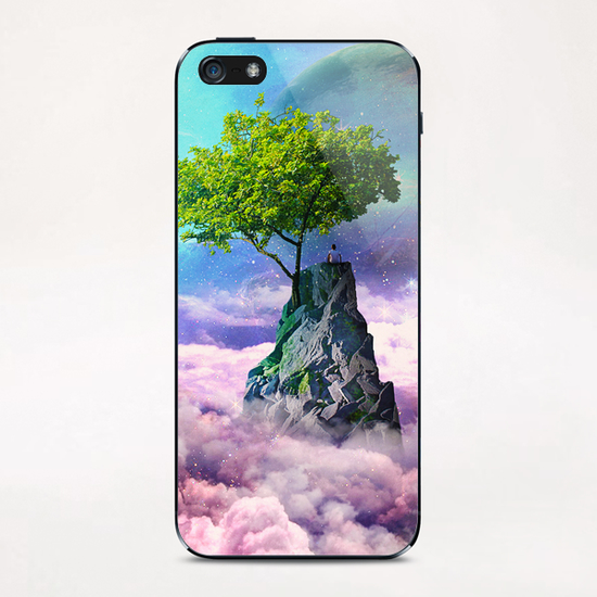 spectator of worlds iPhone & iPod Skin by Seamless