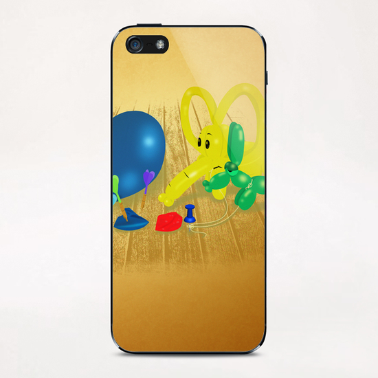 Party Balloons iPhone & iPod Skin by dEMOnyo