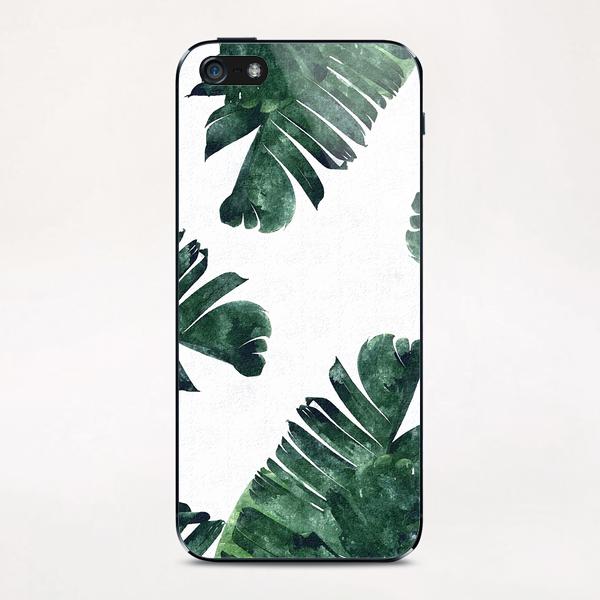 Banana Leaf Watercolor iPhone & iPod Skin by Uma Gokhale