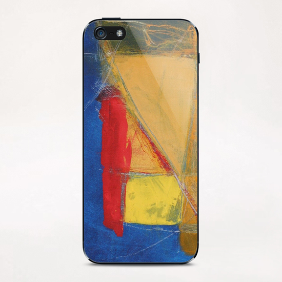 Bleu Profond iPhone & iPod Skin by Pierre-Michael Faure