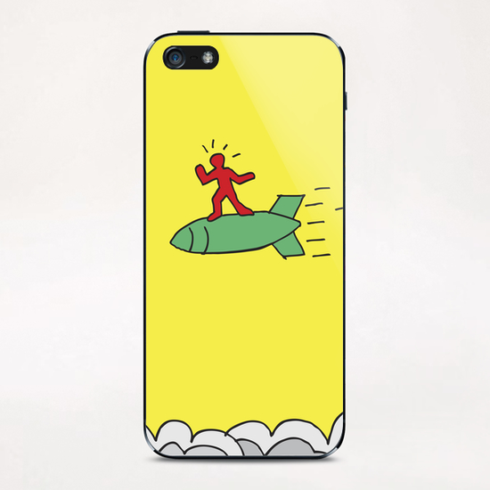 Human Bomb iPhone & iPod Skin by Yann Tobey