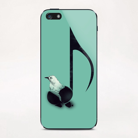 Born To Sing iPhone & iPod Skin by Tobias Fonseca
