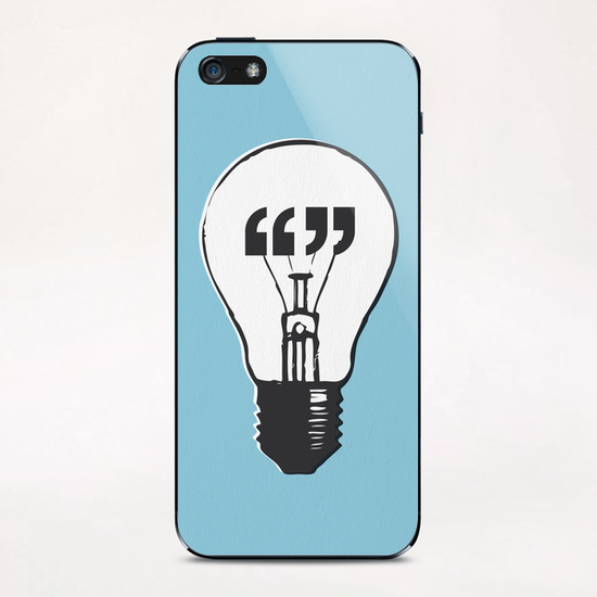 Bright Bulb iPhone & iPod Skin by Alex Xela