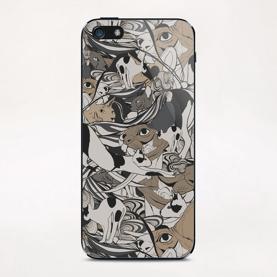 cats iPhone & iPod Skin by Giulioiurissevich