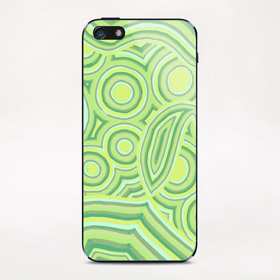 Green Color Burst iPhone & iPod Skin by ShinyJill