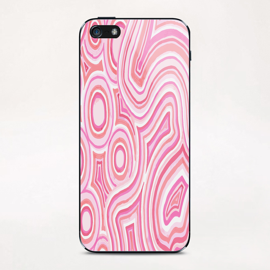 Pink Color Burst iPhone & iPod Skin by ShinyJill