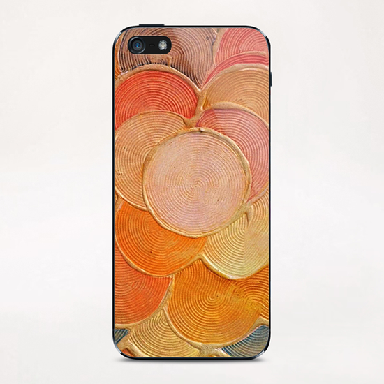 Cercles sillons iPhone & iPod Skin by di-tommaso