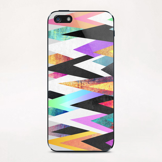 Colorful Peaks iPhone & iPod Skin by Elisabeth Fredriksson