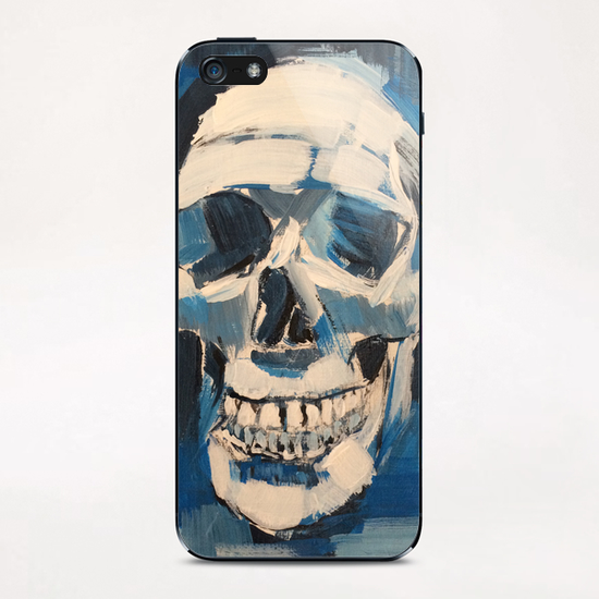 Vanité bleu iPhone & iPod Skin by PASQUY