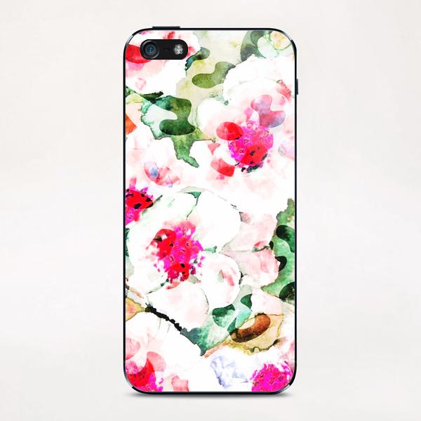Flower Love iPhone & iPod Skin by Uma Gokhale