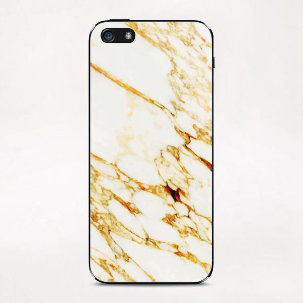 Gold Marble iPhone & iPod Skin by Uma Gokhale