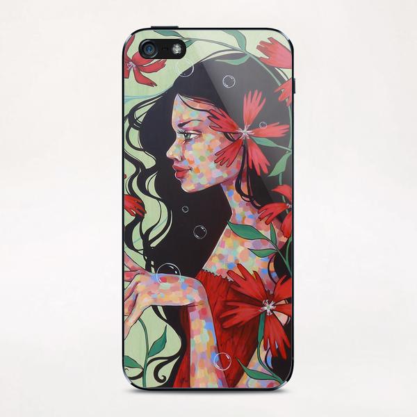 Indian Pinks iPhone & iPod Skin by Ursula X Young