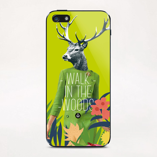 Walk in the woods iPhone & iPod Skin by Alfonse