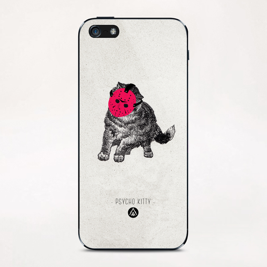 Psycho Kitty iPhone & iPod Skin by Alfonse