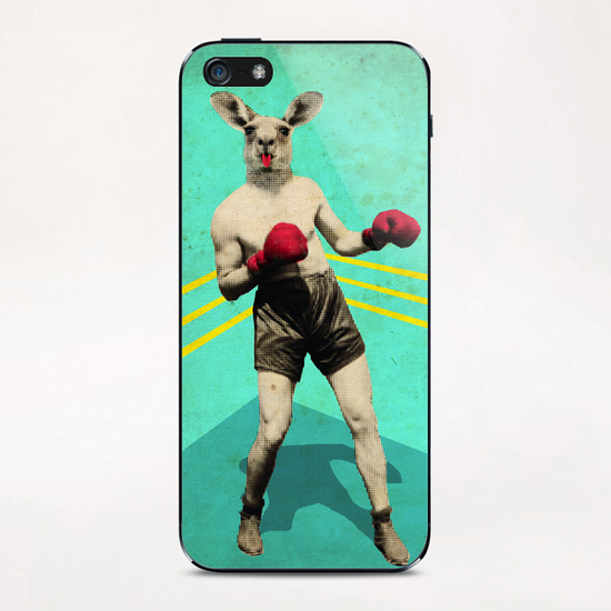 Kang-boxing iPhone & iPod Skin by tzigone